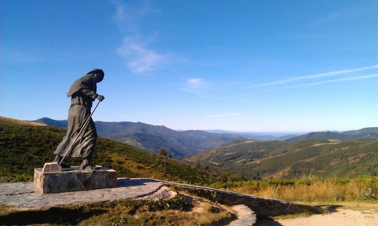 This photo of the Galician landscape was taken in August, which may not be the best time to walk the Camino de Santiago.