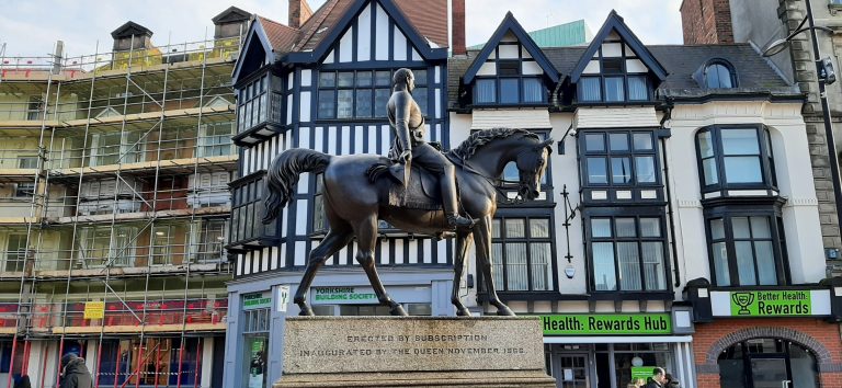 The city centre of Wolverhampton is a good place to visit.