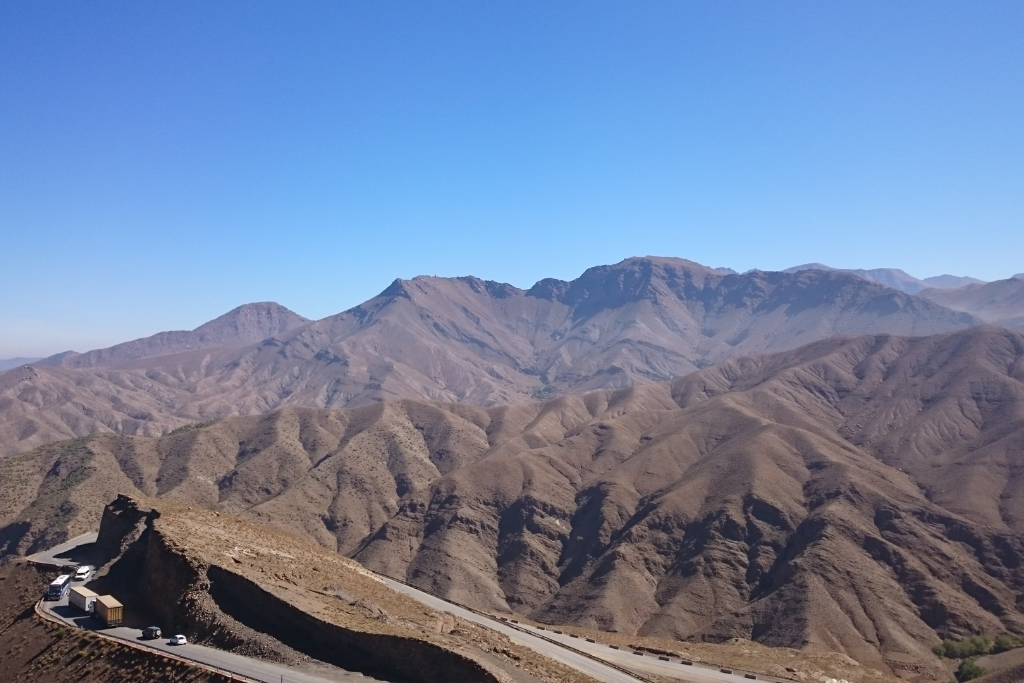 Incredible views of the Atlas Mountains, Morocco.