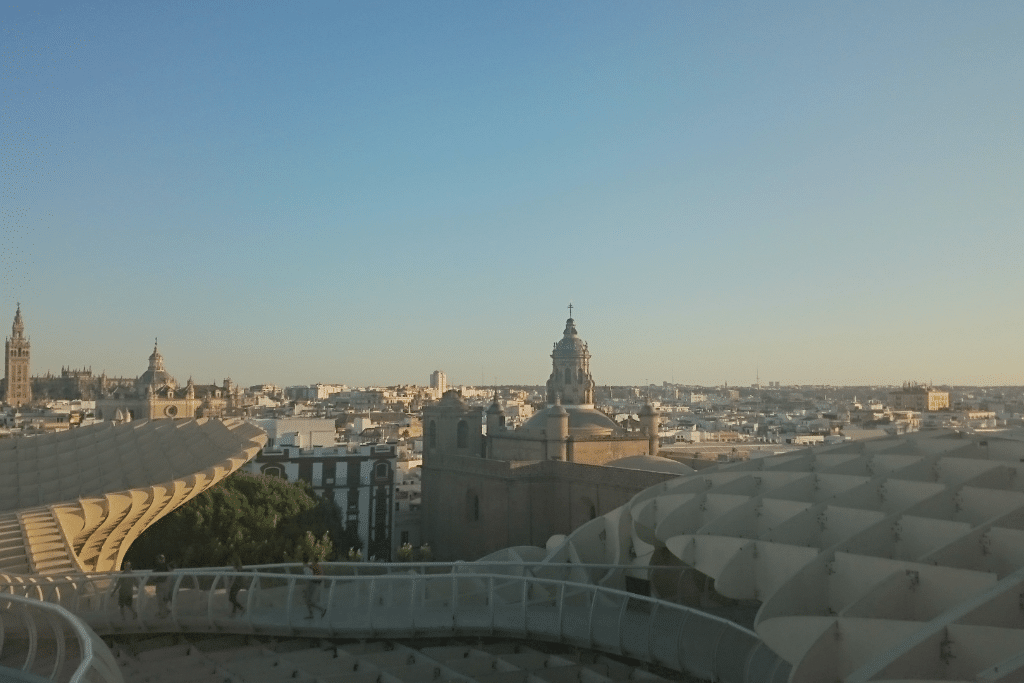The beautiful cityscape of Seville.