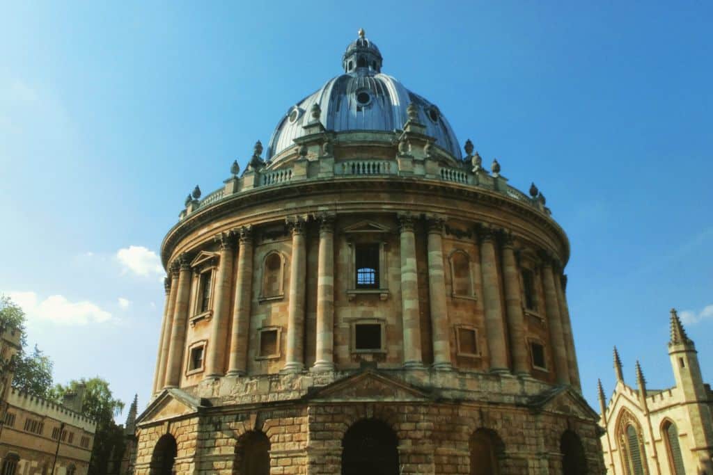 The iconic Bodleian Library in the heart of Oxford.