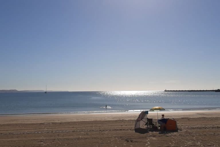 A day trip from Birmingham can take you to a beautiful seaside beach such as this one in Weymouth.