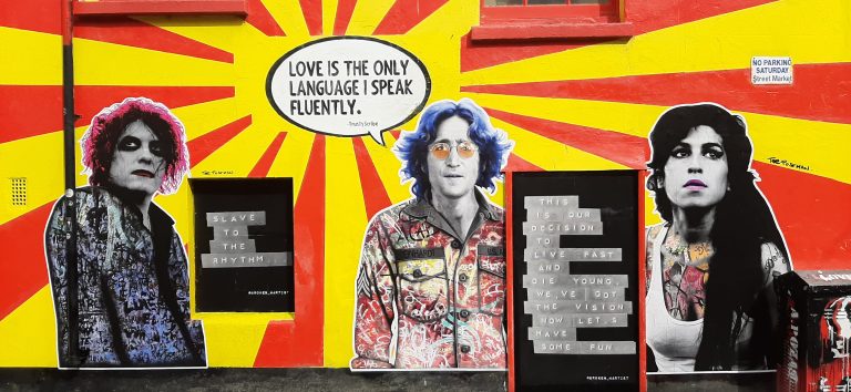 An example of some of the most stunning street art that you can find in Brighton.