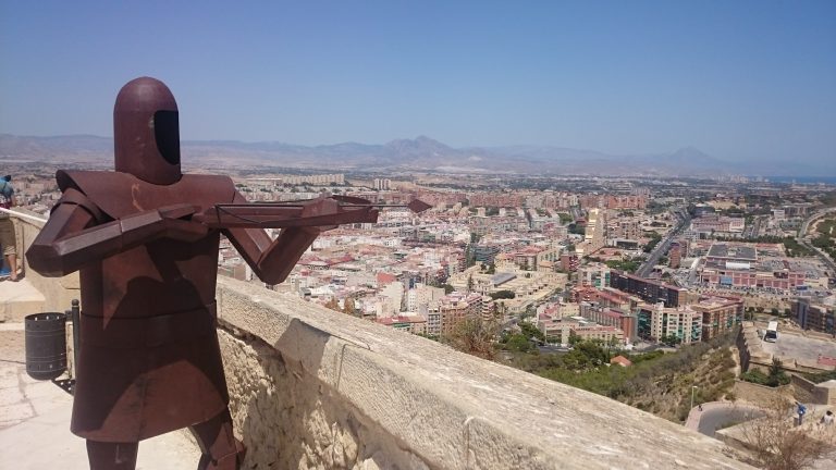 Views from the top of Santa Bárbara Castle - one of the reasons why Alicante is worth visiting.