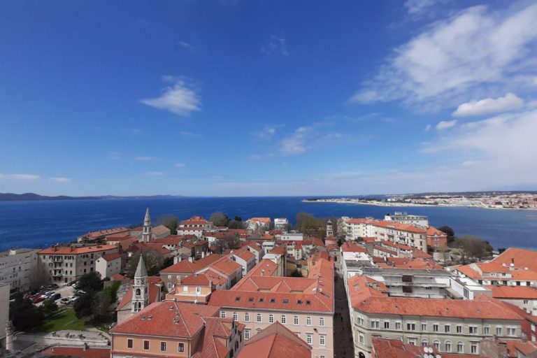 Incredible views of Zadar from the top of the Old Town's Bell Tower, definitely a must do activity during 1 day in this city.