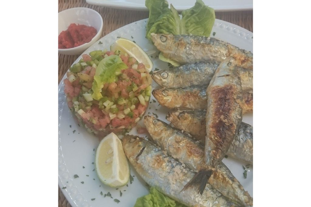 My memorable sardine dish that I had during my stay in Essaouira. 