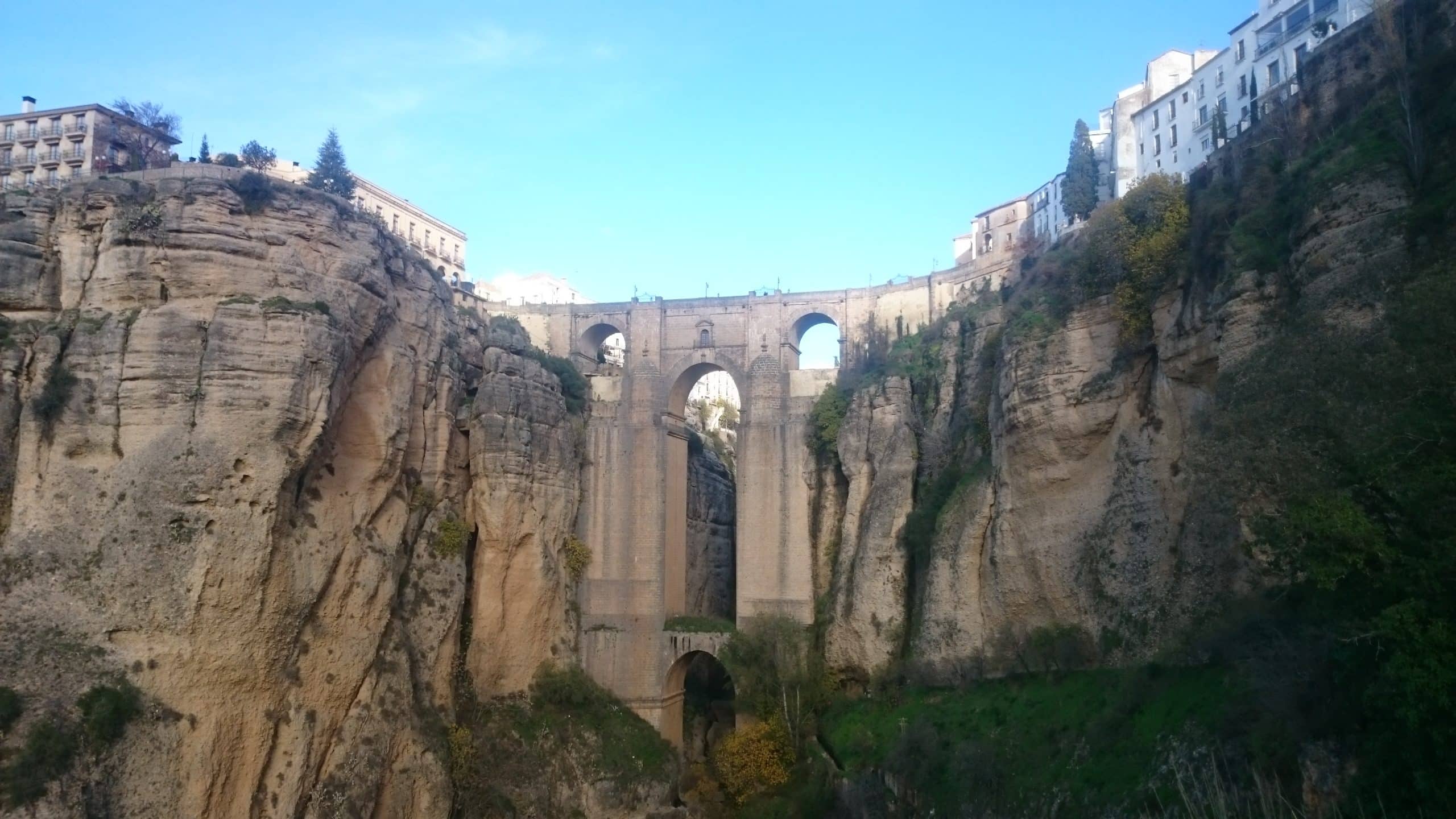 The very impressive Puente Nuevo bridge of Ronda. 