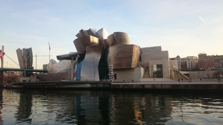 The Guggenheim museum in Bilbao, which should most definitely be on your travel bucket list when visiting Spain.