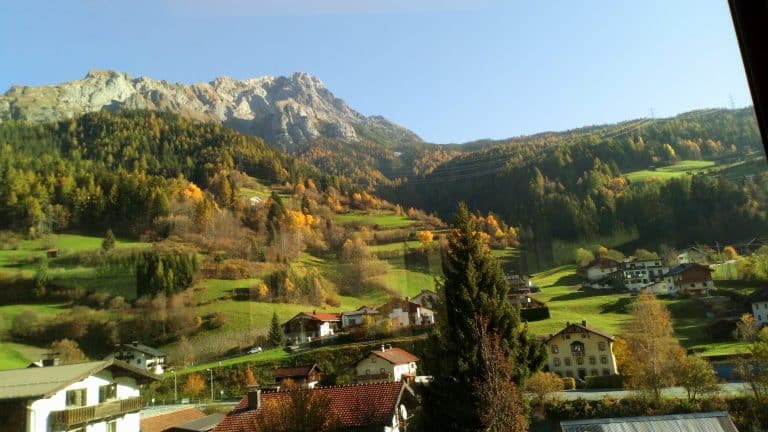 Views from my train ride to Liechtenstein, which is included in this post of things to do in Vaduz in one day.
