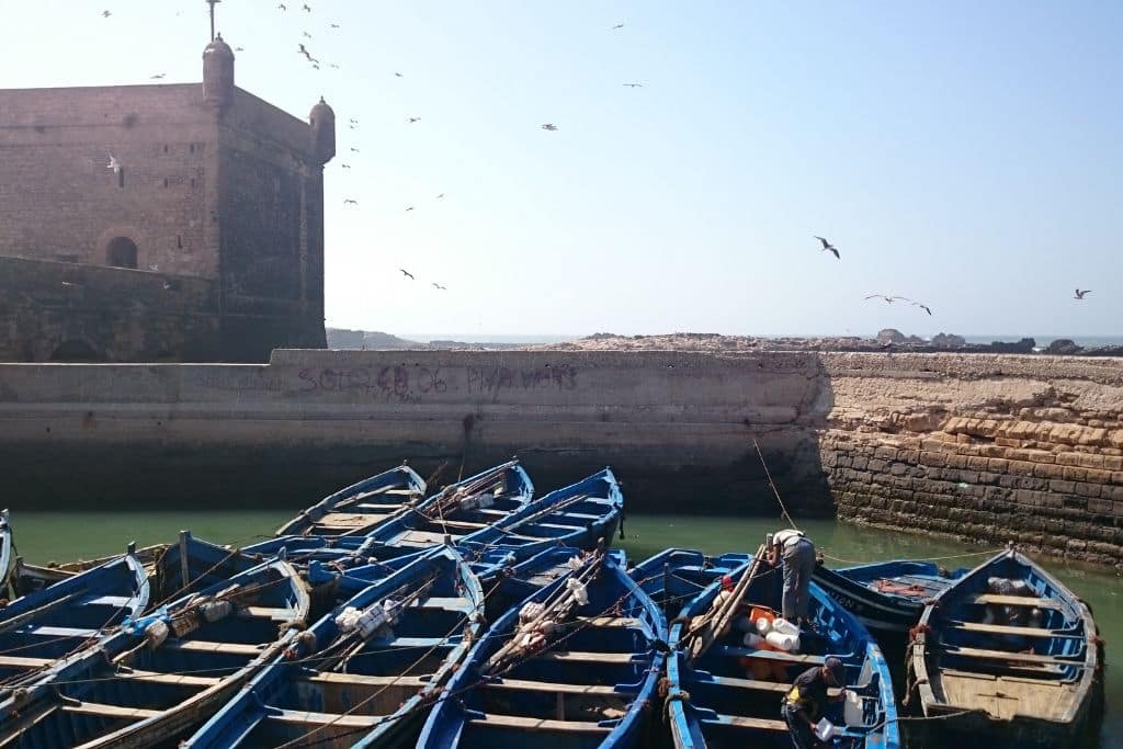 Beautiful scenery and views in Essaouira. 