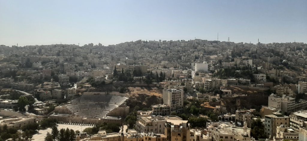 The cityscape of Amman, definitely worth visiting for 1 day in.