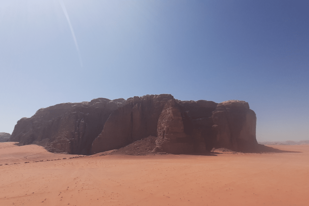 More panoramic views at Wadi Rum.