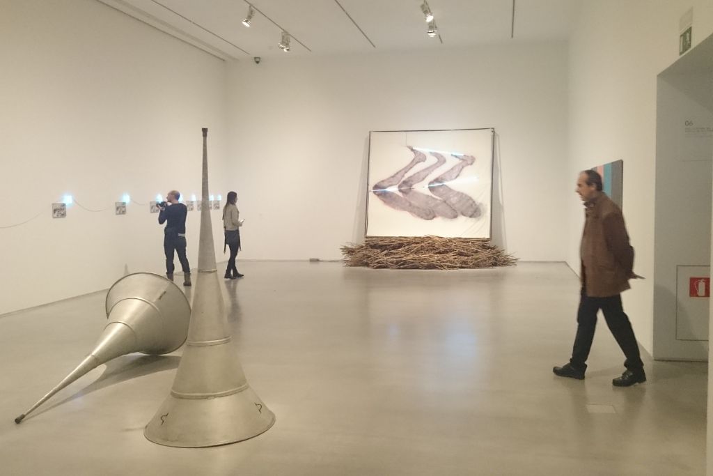 Modern art at the Museo Reina Sofia, Madrid.