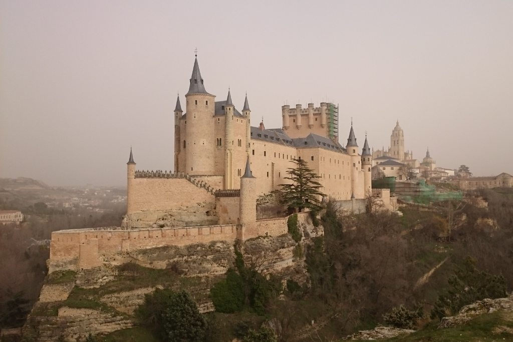 The incredible fairy tale castle that is the Alcázar of Segovia.