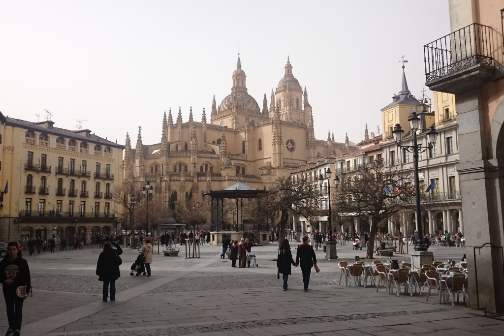 Segovia Cathedral, based in the centre of the city.