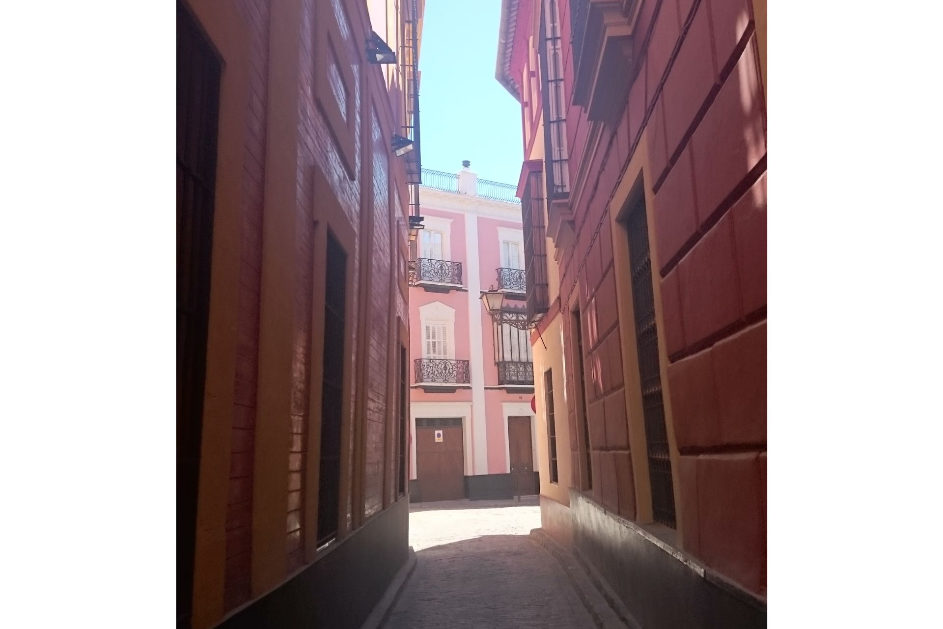 An example of the colourful streets you can explore in Seville.